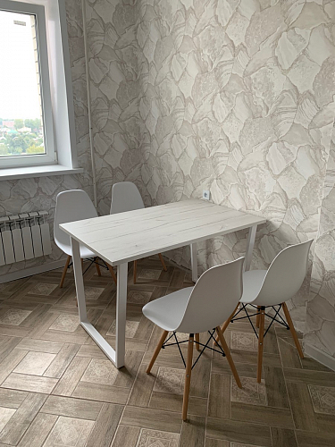 Деревянный стол Лота Лофт 140х80 белый матовый / бетон светлый фото покупателя 560