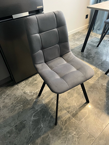 Стул на металлокаркасе Чилли синий / белый фото покупателя 989