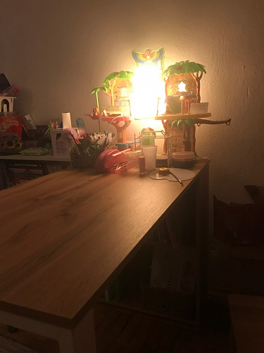 Письменный стол Битти Лофт 116х60х75 дуб делано светлый / белый матовый фото покупателя 72