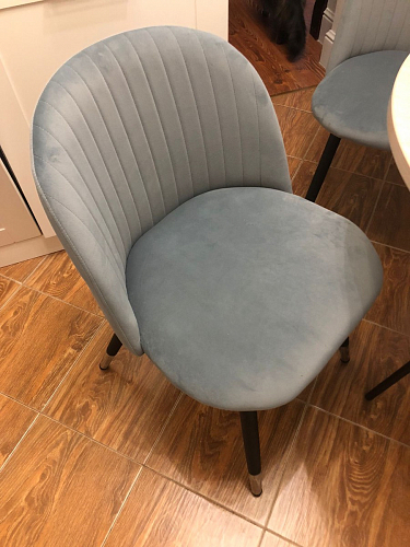 Стул на металлокаркасе Gabi gray / black фото покупателя 689