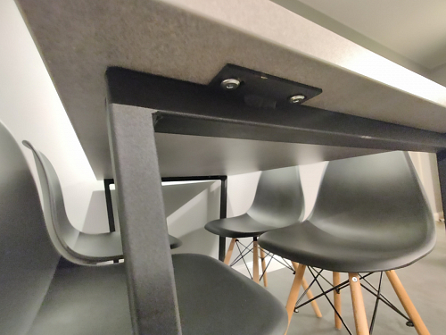 Деревянный стол Лота Лофт 140х80 черный матовый / бетон светлый фото покупателя 368