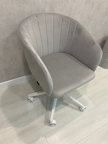 Компьютерное кресло Тибо confetti chocolate / белый фото покупателя 160