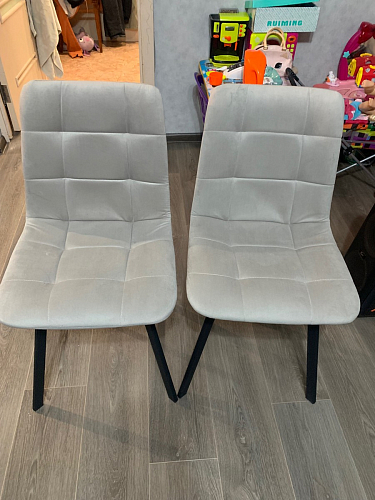 Комплект стульев Чилли 4 шт темно-серый / черный фото покупателя 544