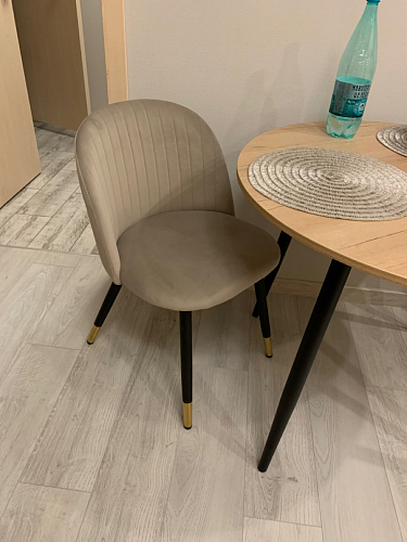 Стул на металлокаркасе Gabi gray / black фото покупателя 671