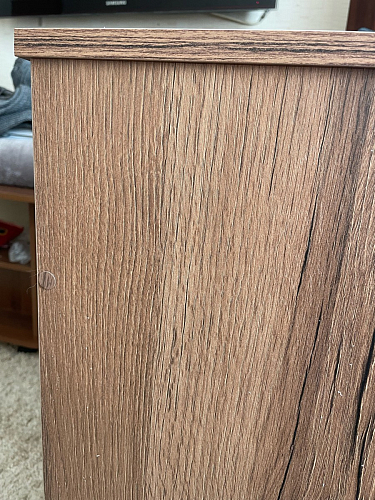 Письменный стол Битти Лофт 116х60х75 дуб вотан / белый матовый фото покупателя 87