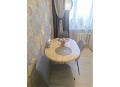 Стул на металлокаркасе Седа К 02 светло-серый / белый фото покупателя 61