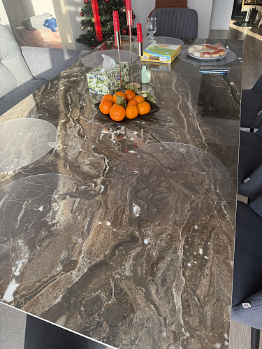 Керамический стол Моцарт 200 amadeus polished / дуб монтана фото покупателя 3