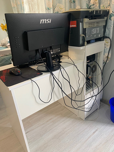 Компьютерный стол Джаз-24 левый венге фото покупателя 101