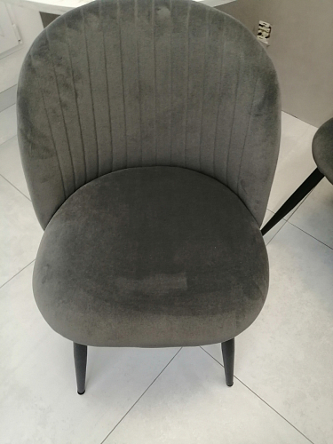 Стул на металлокаркасе Gabi gray / black фото покупателя 383