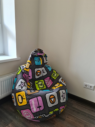 Пуф-мешок Огурцы XL фото покупателя 1