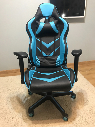 Компьютерное кресло Racer черное / бежевое фото покупателя 32