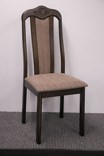 Стул деревянный Aron Soft dirty oak / beige из шоурума 1