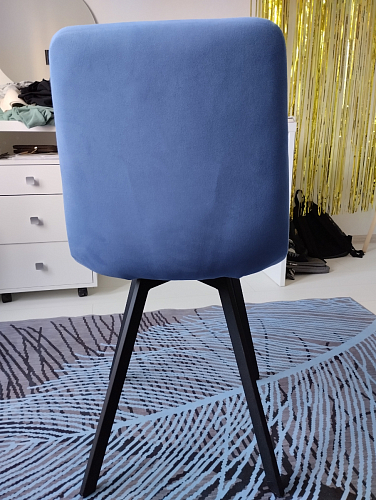 Стул на металлокаркасе Чилли К кирпичный / черный фото покупателя 115