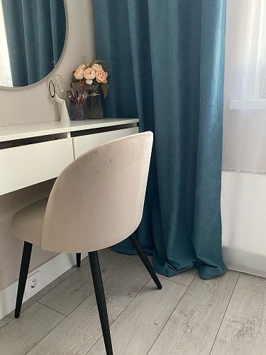 Стул на металлокаркасе Gabi 1 light purple / black фото покупателя 485