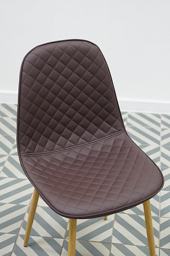 Стул на металлокаркасе Capri blue / white из шоурума 1