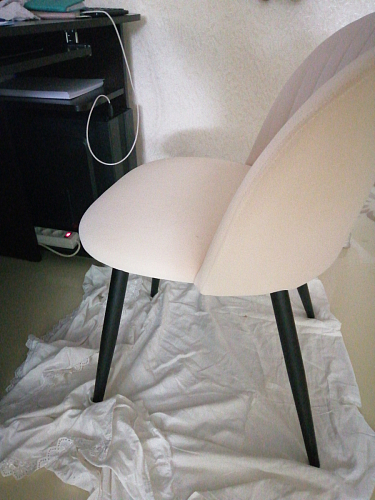 Стул на металлокаркасе Gabi green / black / silver фото покупателя 124