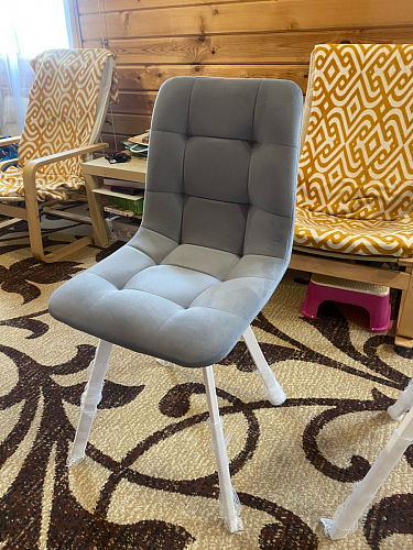 Стул на металлокаркасе Чилли бирюзовый / черный фото покупателя 778