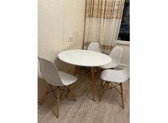 Стол Table 80 white / wood фото покупателя 13