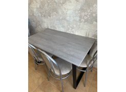 Стол Лота Лофт 120 25 мм сабия / черный матовый фото покупателя 642