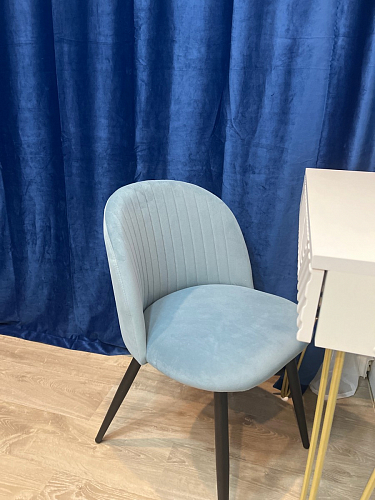 Стул на металлокаркасе Gabi 1 light purple / black фото покупателя 413