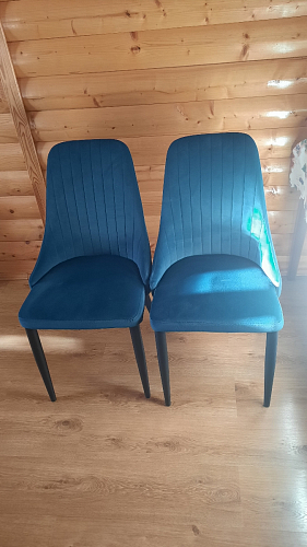 Стул на металлокаркасе Kora white / gray фото покупателя 308