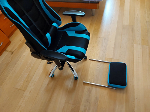 Компьютерное кресло Kano 1 light blue / black фото покупателя 32
