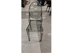 Пластиковый стул Victoria clear gray из шоурума 1