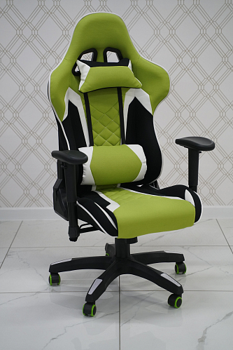 Компьютерное кресло Prime черное / синее из шоурума 3