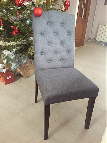 Стул Menson dark walnut / fabric grey фото покупателя 2