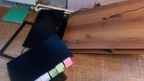 Письменный стол Леон Лофт бетон / черный матовый фото покупателя 129