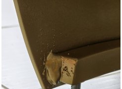 Керамический стол Готланд 180(240)х90х79 вяз скандинавский / золото фото покупателя 4