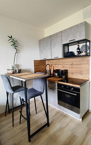 Барная стойка Дилан Лофт 120х60х90 бетон фото покупателя 3