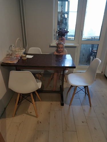 Стул Cindy Eames mod. 001 khaki / natural фото покупателя 424