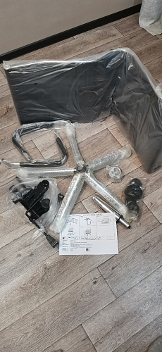 Компьютерное кресло Reus белая сетка / хром фото покупателя 61