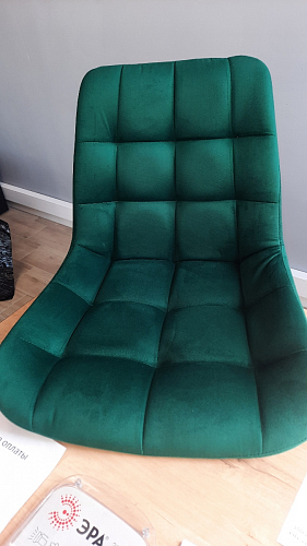 Стул на металлокаркасе Челси бирюзовый / черный фото покупателя 255