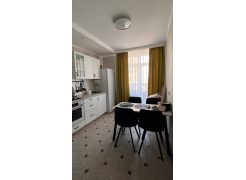 Стол Тринити Лофт 120 32 мм бетон / черный матовый фото покупателя 311