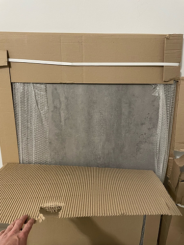 Деревянный стол Лота Лофт 140х80 черный матовый / бетон светлый фото покупателя 962