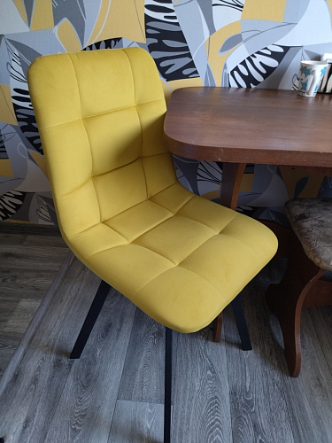 Комплект стульев Чилли 2 шт бежевый / черный фото покупателя 1439