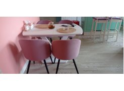 Стул на металлокаркасе Gabi 1 gray / black фото покупателя 746