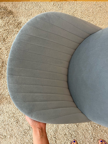 Стул на металлокаркасе Gabi beige / black / gold фото покупателя 896