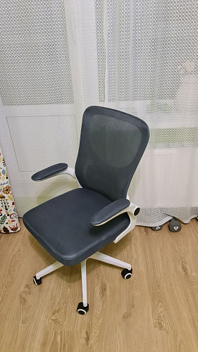 Компьютерное кресло Konfi gray / blue / white фото покупателя 225