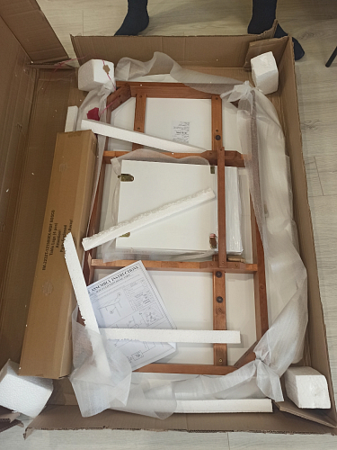 Стол Вosco/Боско белый / натуральный фото покупателя 2