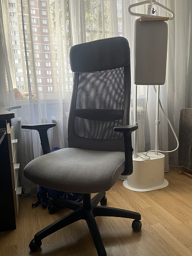 Компьютерное кресло Profit ткань зеленая / черная фото покупателя 4