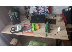 Стол Лота Лофт 120 25 мм сабия / черный матовый фото покупателя 624