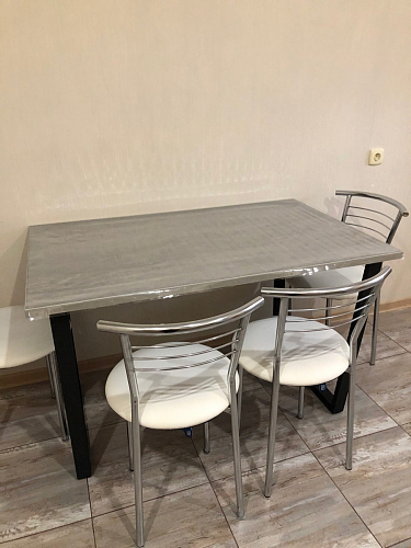 Деревянный стол Лота Лофт 140х80 дуб крафт табачный / черный матовый фото покупателя 759