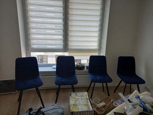 Стул на металлокаркасе Чилли зеленый / белый каркас фото покупателя 240