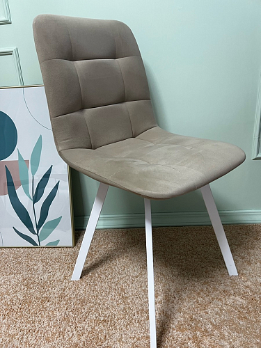 Комплект стульев Чилли 4 шт темно-серый / черный фото покупателя 49