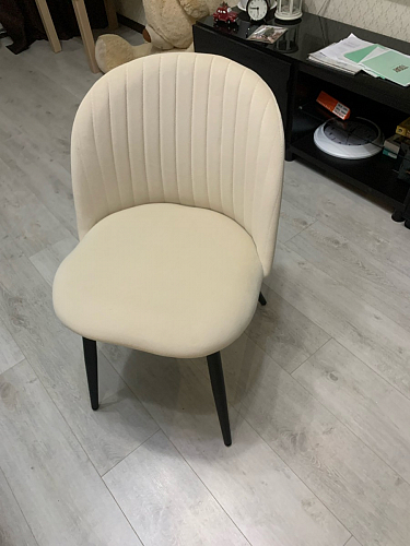 Стул на металлокаркасе Gabi gray / black фото покупателя 932