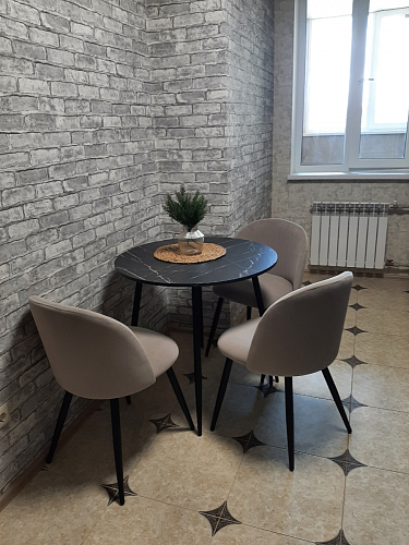 Стул на металлокаркасе Gabi latte / gold / black фото покупателя 258