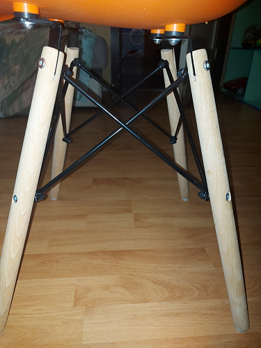 Стул Cindy Eames mod. 001 khaki / natural фото покупателя 46